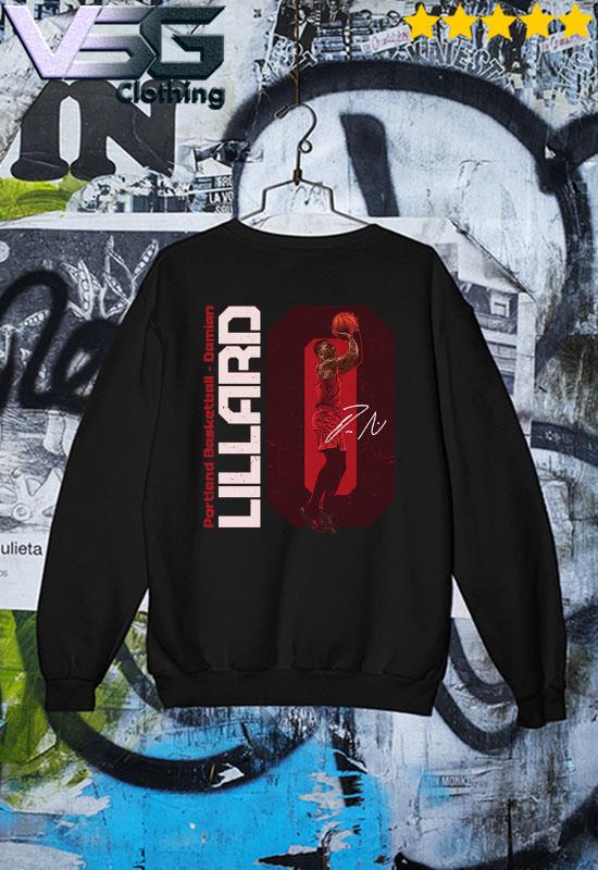 Damian Lillard Portland Vertical signature shirt hoodie sweater