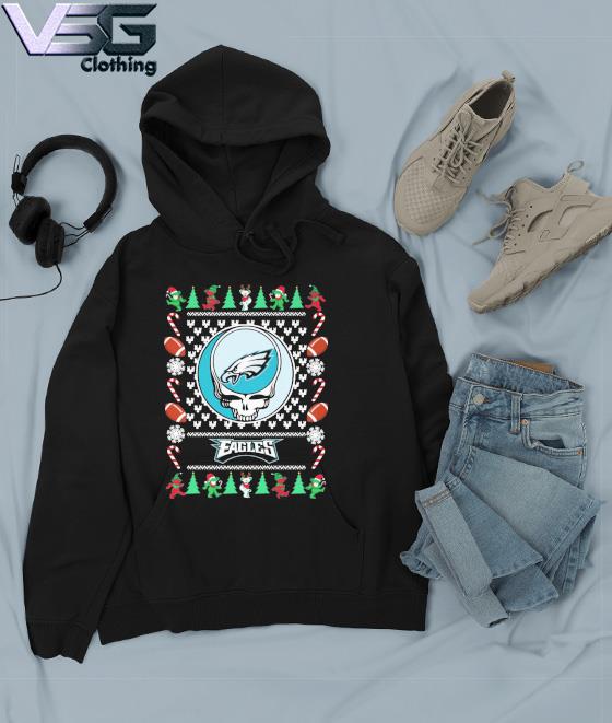 Philadelphia Eagles Grateful Dead Ugly Christmas Shirt