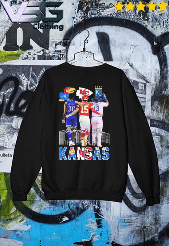 Official Kansas Sport City Ochai Agbaji Patrick Mahomes II and Salvador  Pérez signatures shirt, hoodie, sweater, long sleeve and tank top