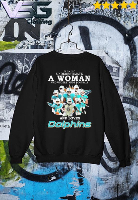 This girl loves her Miami Dolphins T-shirt, hoodie, sweater, long