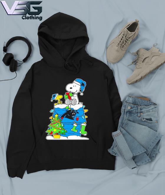 Snoopy Carolina Panthers Christmas shirt, hoodie, sweater, long sleeve and  tank top