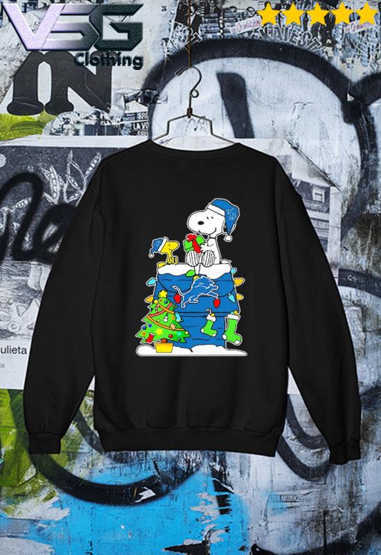 Christmas Snoopy Detroit Lions Shirt, hoodie, sweater, long sleeve and tank  top