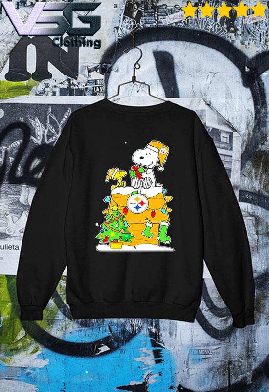 Pittsburgh Steelers Snoopy Merry Steelers Christmas T-Shirt