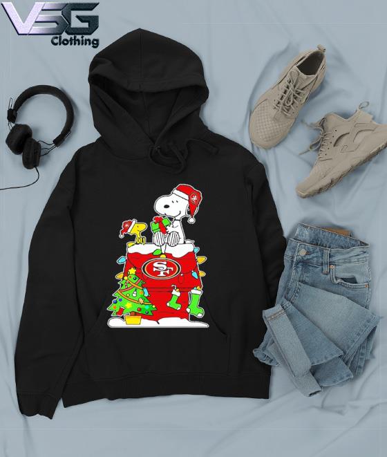 Snoopy And Woodstock San Francisco 49ers Christmas Shirt, hoodie, sweater,  long sleeve and tank top