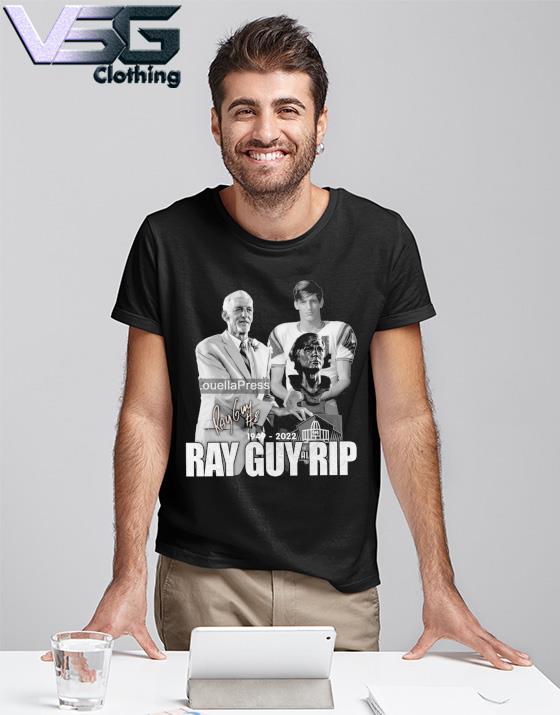 Ray Guy Rip 1949-2022 thank you for the memories signature shirt