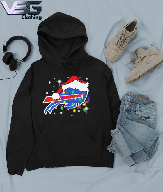 Santa Buffalo Bills Christmas light logo shirt, hoodie, sweater