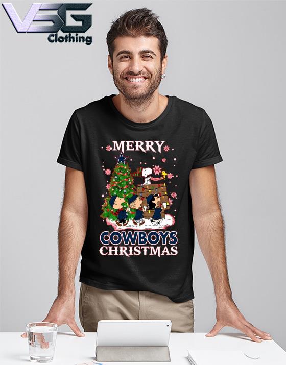 Snoopy and Friends Merry Dallas Cowboys Christmas shirt - Kingteeshop