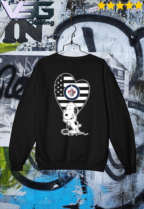 Snoopy hug heart Winnipeg Jets shirt, hoodie, sweater, long sleeve