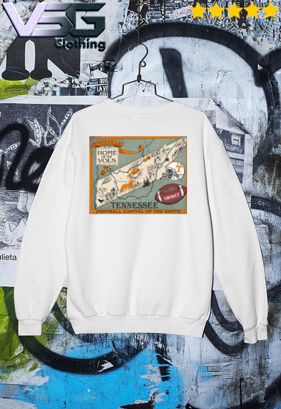 Tennessee Home of the Vols Map s Sweater Tennessee Home of the Vols Map s Sweater