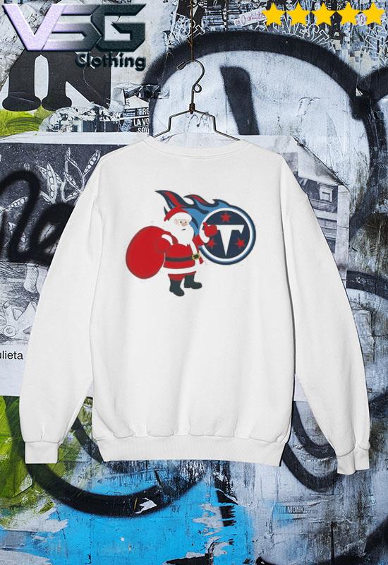 Tennessee Titans NFL Football Ho Ho Ho Santa Claus Merry Christmas Shirt  Women's T-Shirt