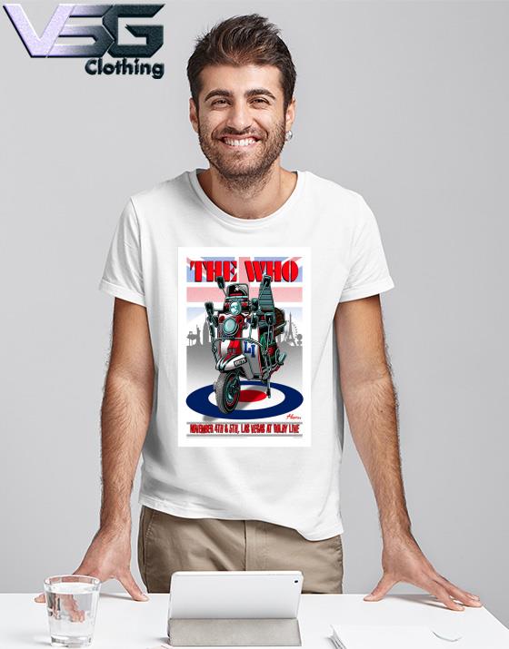 The Who Poster Las Vegas Dolby Live 4 November 2022-Portrait - Poster shirt