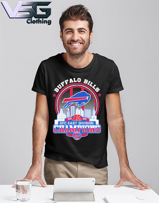 Buffalo Bills 2022 AFC East Champions Buffalo Bills Skyline Shirt