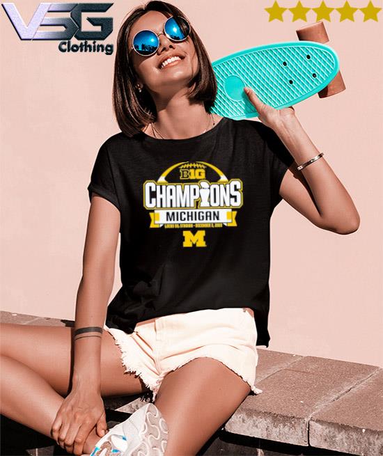 2022 Big Ten Football Champions Michigan Wolverines Locker Room T-Shirt
