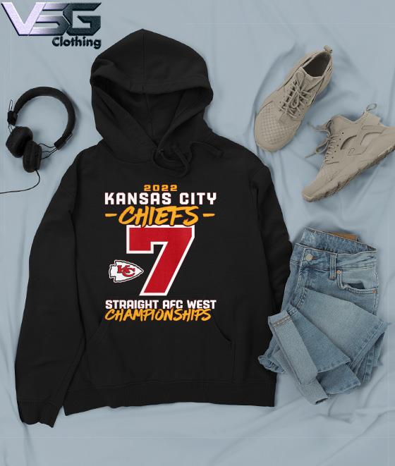 2022 Kansas City Chiefs 7 Straight AFC west championship shirt, hoodie,  sweater, long sleeve and tank top