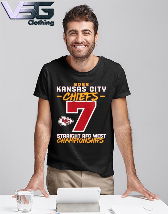2022 Kansas City Chiefs 7 Straight AFC west championship shirt, hoodie,  sweater, long sleeve and tank top