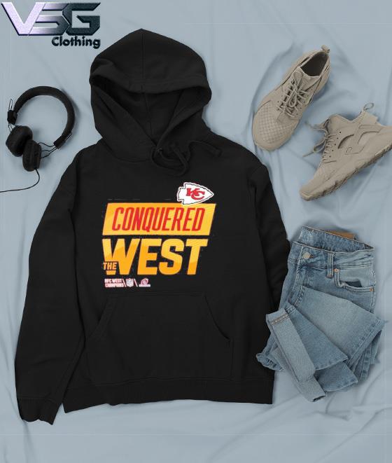 Nike Kansas City Chiefs Conquered The West AFC West Champions shirt,  hoodie, sweater, long sleeve and tank top