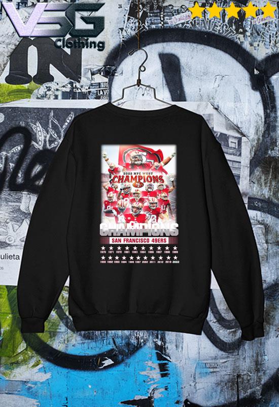 2022 NFC West Champions San Francisco 49ers 1970-2022 Shirt, hoodie,  sweater, long sleeve and tank top