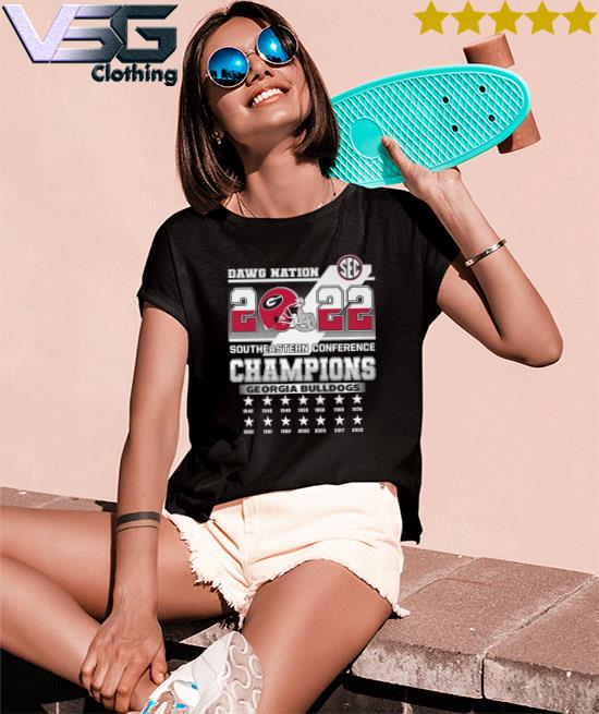 2022 Sec Football Champions Georgia Bulldogs 1942 2017 2022 shirt