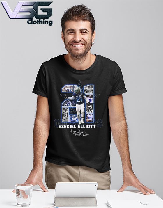 21 Ezekiel Elliott MVP Dallas Cowboys signature shirt, hoodie