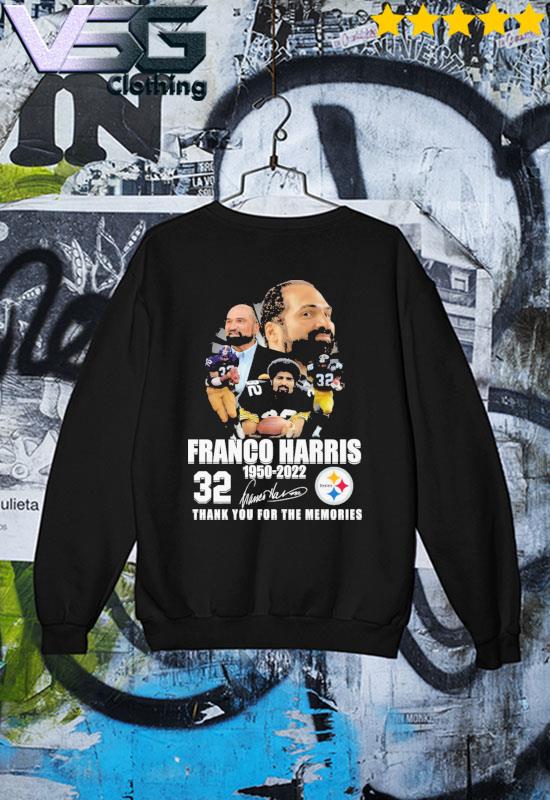 American Football Pittsburgh Steelers Thanks For The Memories Legends  Franco Harris Shirt - Anynee