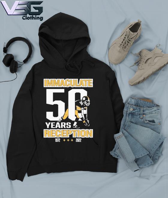 Immaculate 50 Years Reception 1972 T-shirt Pittsburgh 