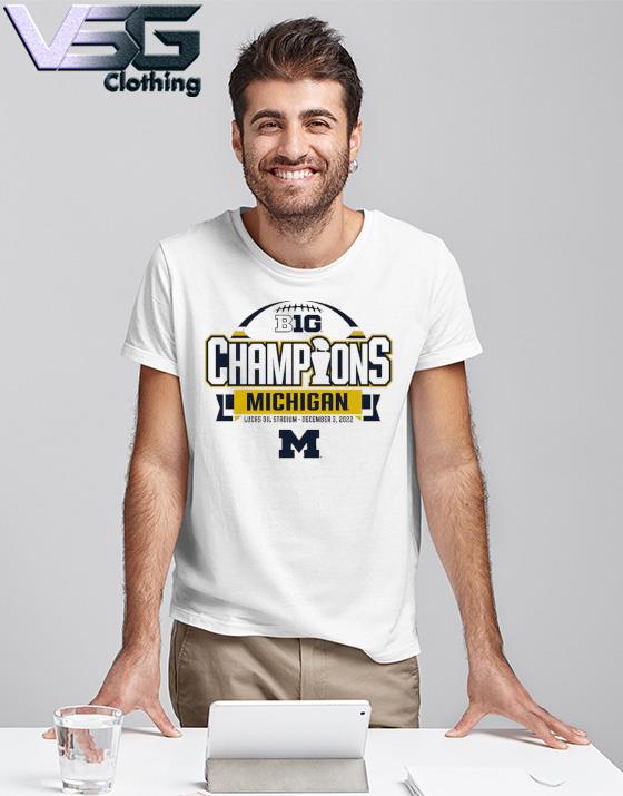 Awesome official Michigan Wolverines 2022 Big Ten Football Conference Champions T-Shirt
