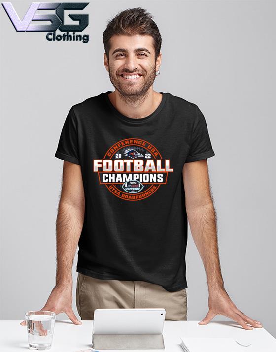 Blue 84 UTSA Roadrunners 2022 C-USA Football Conference Champions Locker Room T-Shirt