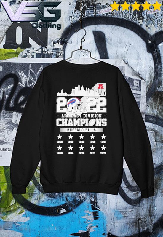 Buffalo Bills 2022 Afc East Division Champions 1980 2022 Shirt