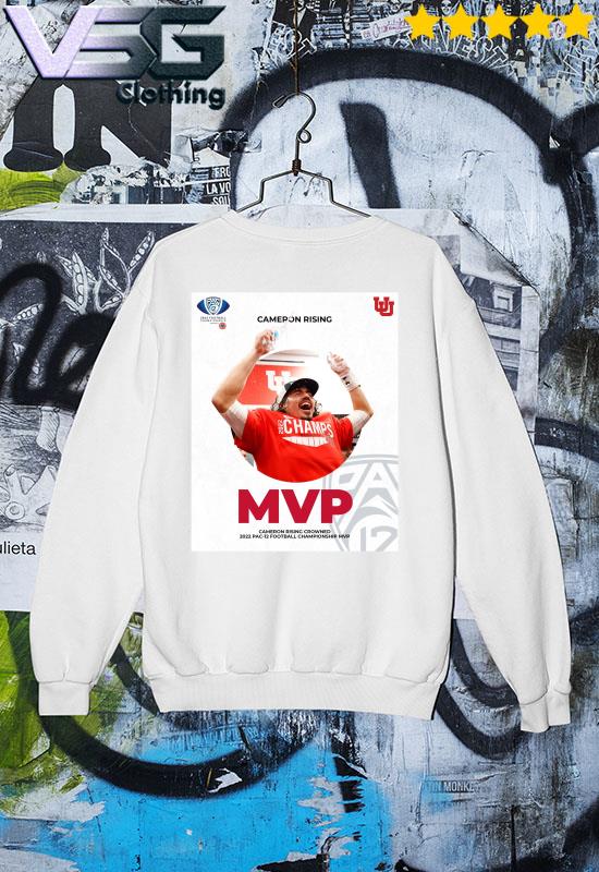 Cameron Rising Crowned 2022 Pac 12 champions MVP s Sweater Cameron Rising Crowned 2022 Pac 12 champions MVP s Sweater