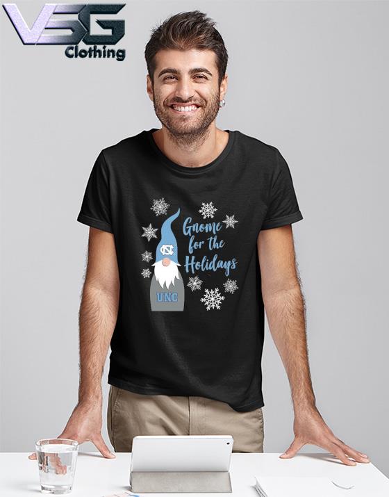 Carolina Tar Heels Gnome for the Holidays christmas shirt
