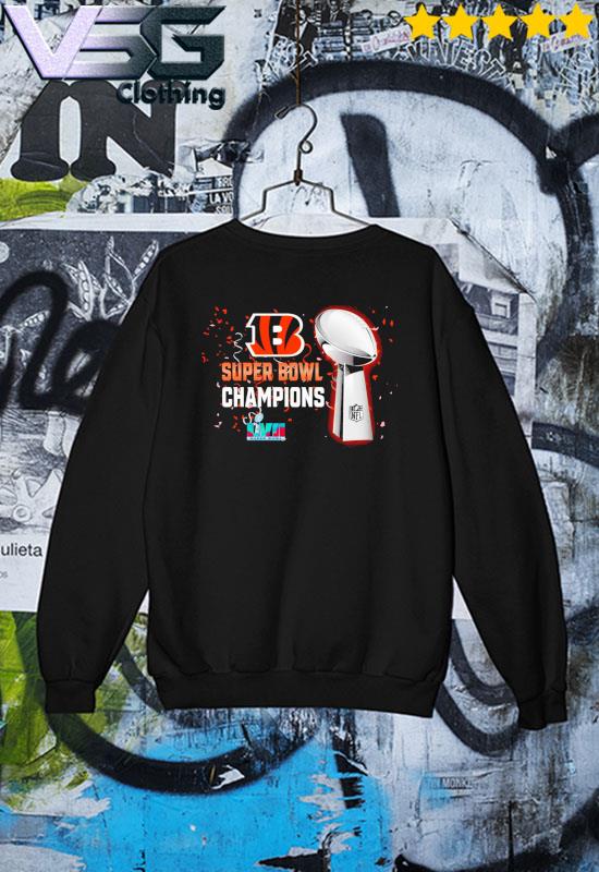 Cincinnati Bengals Super Bowl LVII 2023 Champions T-Shirt Sweatshirt Hoodie  - Fan Gift - Dingeas