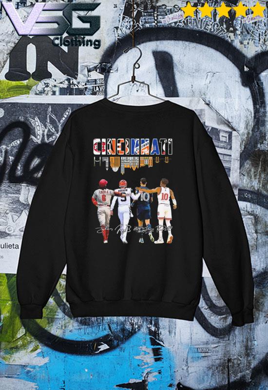 Cincinnati Jonathan India And Joe Burrow Signatures T-Shirt, hoodie,  sweater, long sleeve and tank top