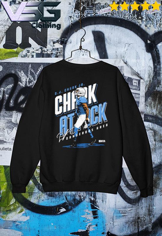 D.J. Chark Jr. Detroit Chark Attack Dangerous Area Signature shirt, hoodie,  sweater, long sleeve and tank top