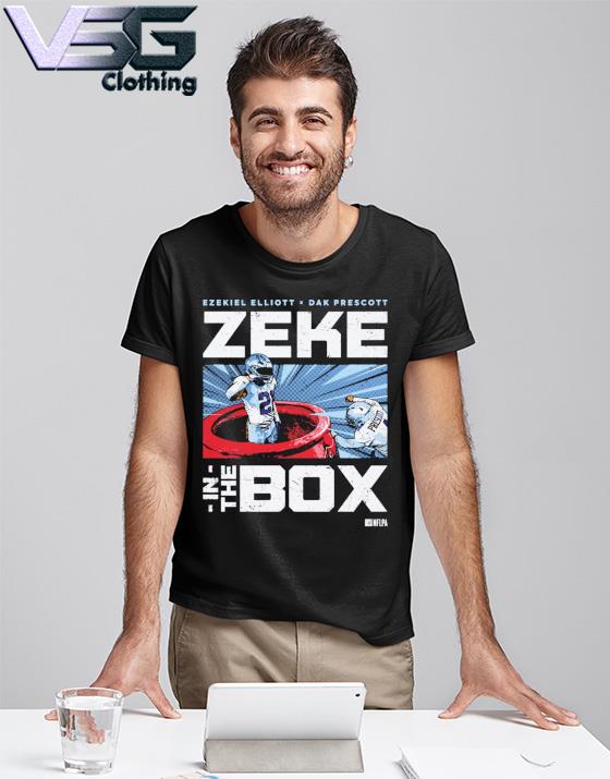 Ezekiel Elliott Dallas Cowboys Dak Prescott Zeke In The Box Shirt