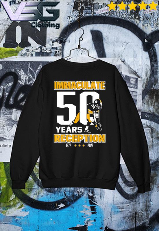 Franco Harris Immaculate 50 Years Reception Pittsburgh T-Shirt