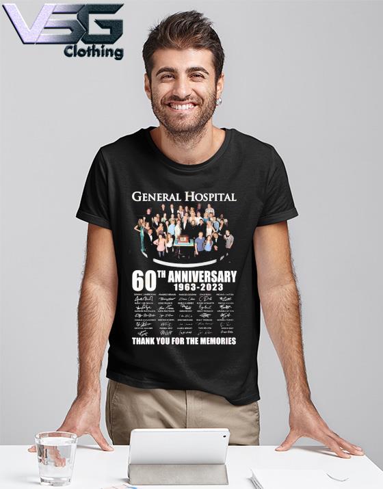 General Hospital 60th Anniversary 1963 – 2023 Thank You For The Memories T-Shirt
