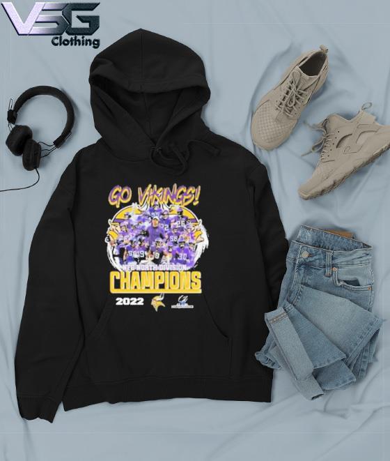 Go Vikings Champions NFC North Division 2022 Minnesota Vikings Shirt