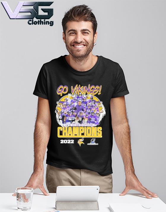 MINNESOTA VIKINGS 2022 NFC NORTH DIVISION CHAMPIONS SHIRT