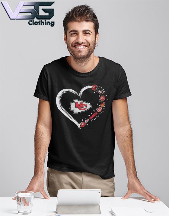 Officical Heart Kansas City Chiefs Team Football 2022 shirt