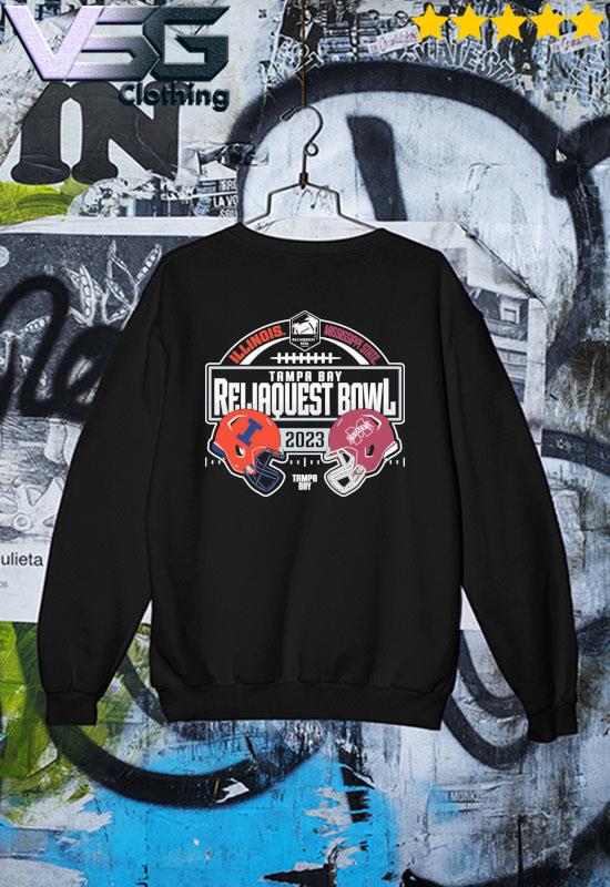 Illinois Fighting Illini vs Mississippi State Bulldogs 2023 ReliaQuest Bowl Matchup T-Shirt Sweater Illinois Fighting Illini vs Mississippi State Bulldogs 2023 ReliaQuest Bowl Matchup T-Shirt Sweater