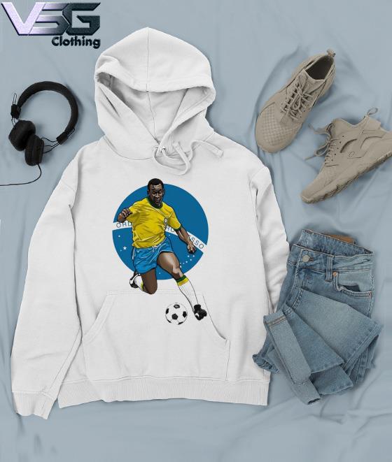 Lllustration Pele Art Brazil Football Shirt - NVDTeeshirt