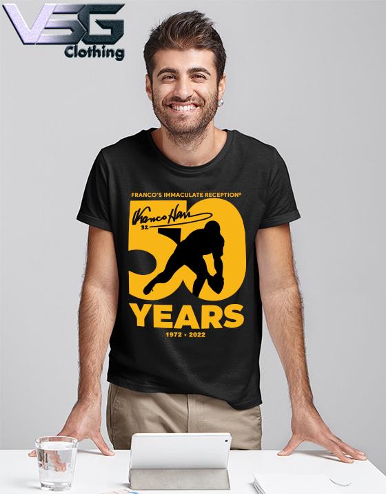 Franco Harris 50 Years 1972-2022 Franco's Immaculate Reception Shirt,  hoodie, sweater, long sleeve and tank top