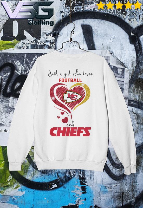 Kansas City Chiefs heart girl shirt, hoodie, tank top, sweater and