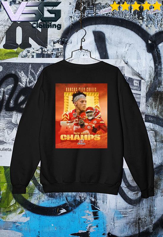 Kansas city Chiefs AFC west champs playoff T-shirt, hoodie, tank top,  sweater and long sleeve t-shirt