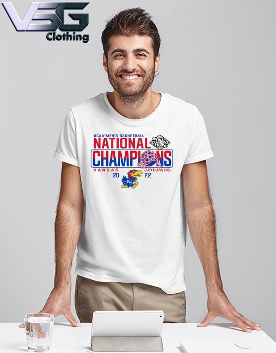 Kansas Jayhawks 2022 NCAA men's basketball national champion shirt