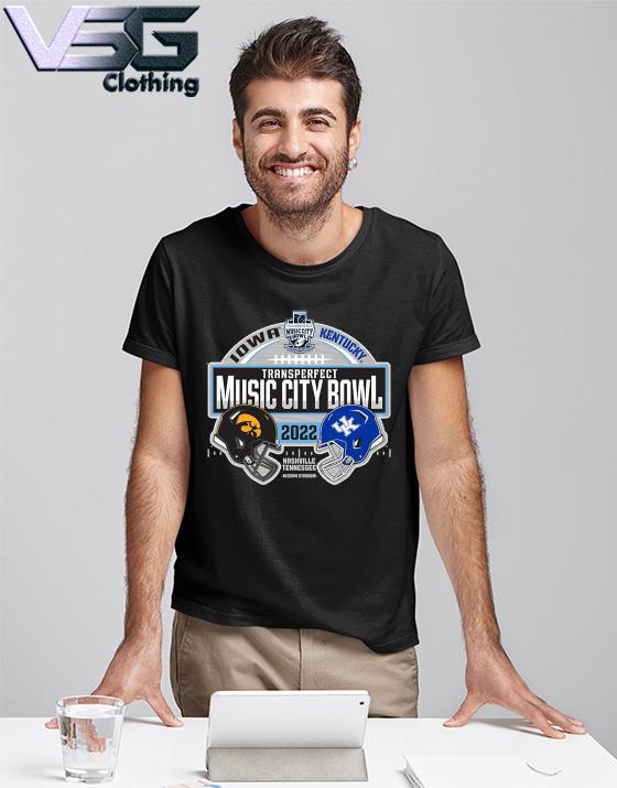 Kentucky Wildcats vs Iowa Hawkeyes Transperfect Music City Bowl 2022 Nashville Tennessee shirt