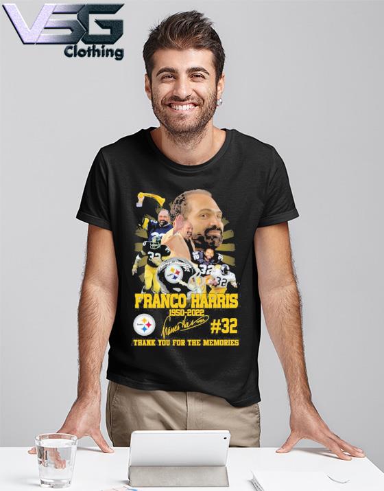 Rip Franco Harris Thank You For The Memories 1950 2022 shirt