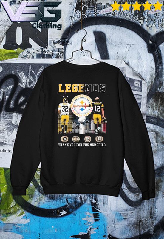 Pittsburgh Steelers Legends Thank You For The Memories Signatures shirt,  hoodie, sweater, long sleeve and tank top