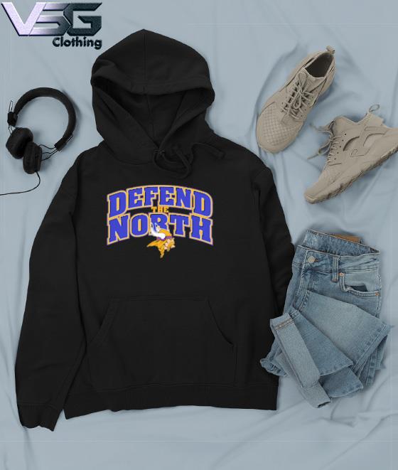 Nice men's Purple Minnesota Vikings Defend North Hometown Collection Prime  Time Logo Shirt, hoodie, sweater, long sleeve and tank top