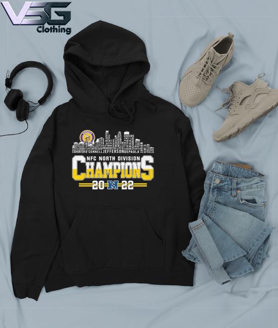 Minnesota Vikings Team Players 2022 Nfc North Division Champions Shirt,  hoodie, sweater and long sleeve